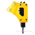 Hydraulic excavator breaker hammer